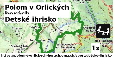 Detské ihrisko, Polom v Orlických horách