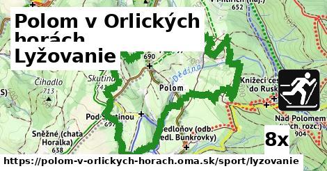 Lyžovanie, Polom v Orlických horách