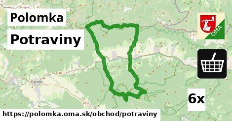 Potraviny, Polomka