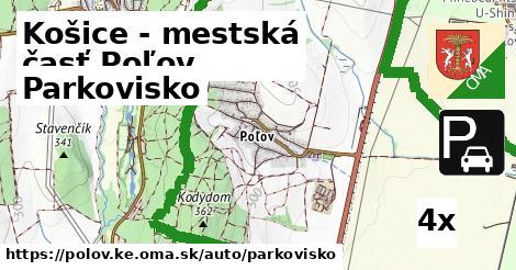 Parkovisko, Košice - mestská časť Poľov