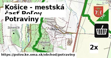 Potraviny, Košice - mestská časť Poľov