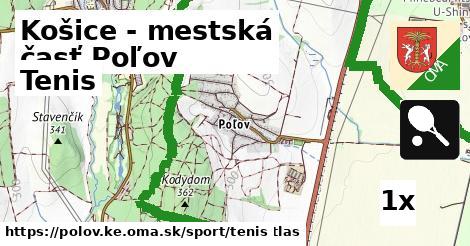 Tenis, Košice - mestská časť Poľov