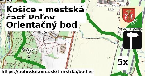 orientačný bod v Košice - mestská časť Poľov