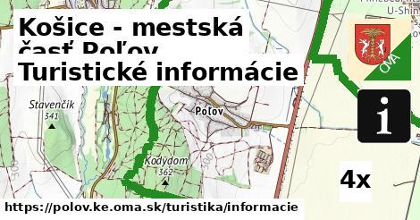 Turistické informácie, Košice - mestská časť Poľov