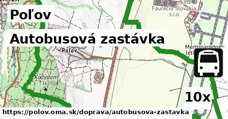 Autobusová zastávka, Poľov