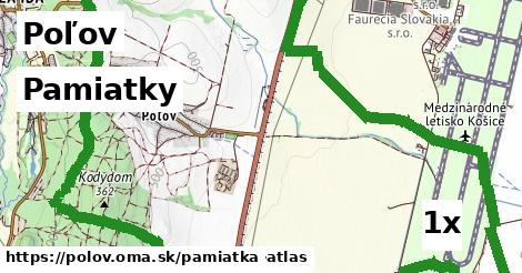 pamiatky v Poľov