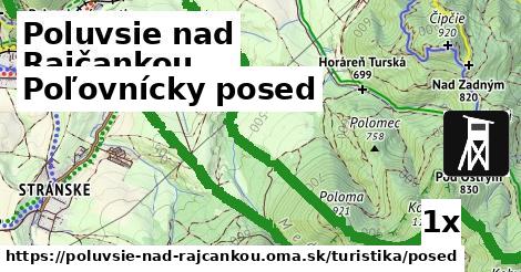 Poľovnícky posed, Poluvsie nad Rajčankou