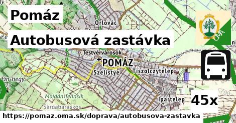 Autobusová zastávka, Pomáz