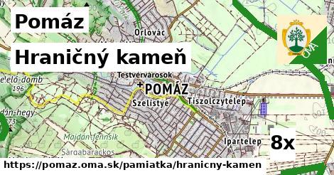 Hraničný kameň, Pomáz