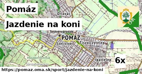 Jazdenie na koni, Pomáz