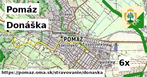 Donáška, Pomáz