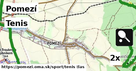 Tenis, Pomezí