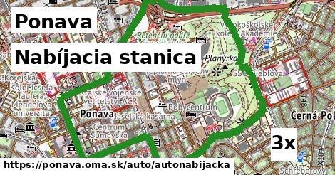 Nabíjacia stanica, Ponava