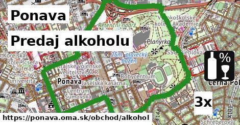 Predaj alkoholu, Ponava