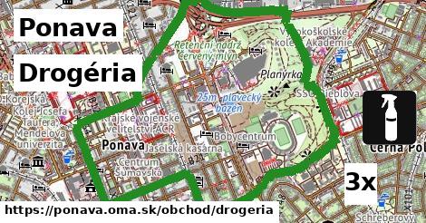 Drogéria, Ponava