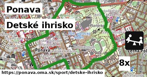 Detské ihrisko, Ponava