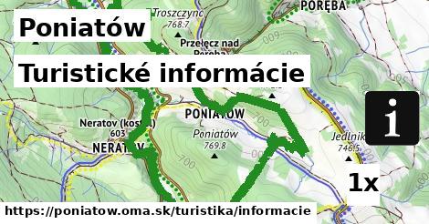 Turistické informácie, Poniatów