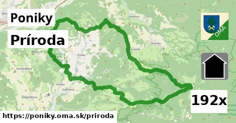 príroda v Poniky