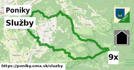 služby v Poniky