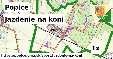 Jazdenie na koni, Popice