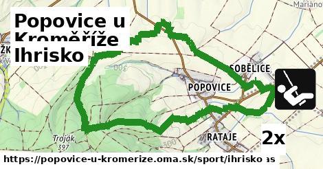 Ihrisko, Popovice u Kroměříže