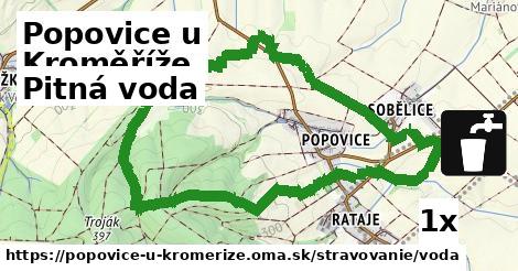 pitná voda v Popovice u Kroměříže