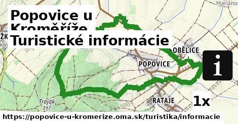 turistické informácie v Popovice u Kroměříže