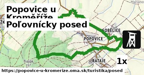 Poľovnícky posed, Popovice u Kroměříže