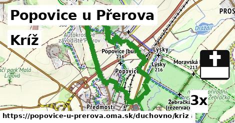 Kríž, Popovice u Přerova
