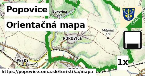 Orientačná mapa, Popovice