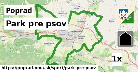 Park pre psov, Poprad