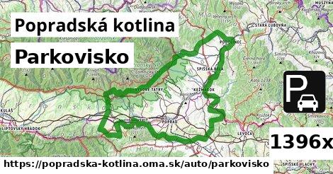 Parkovisko, Popradská kotlina