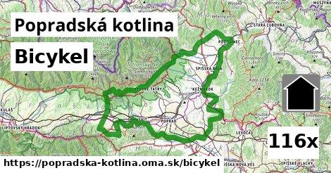 bicykel v Popradská kotlina