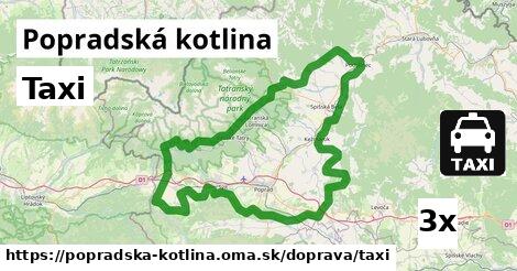 Taxi, Popradská kotlina