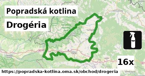 Drogéria, Popradská kotlina