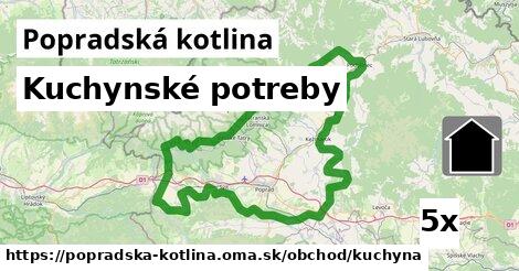 Kuchynské potreby, Popradská kotlina