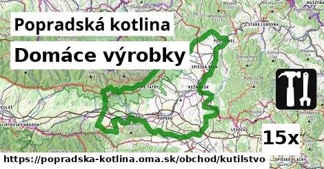 Domáce výrobky, Popradská kotlina