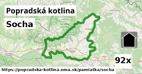 Socha, Popradská kotlina