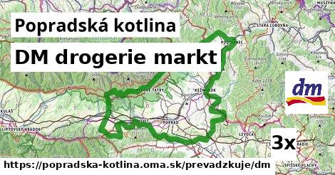 DM drogerie markt, Popradská kotlina