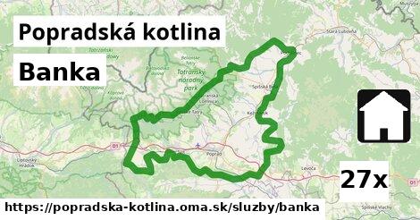 Banka, Popradská kotlina