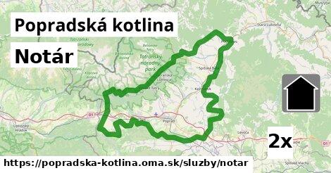 Notár, Popradská kotlina