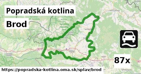 Brod, Popradská kotlina