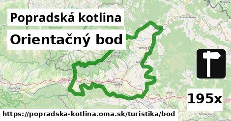 Orientačný bod, Popradská kotlina