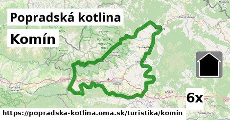 Komín, Popradská kotlina