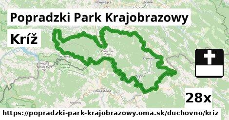 Kríž, Popradzki Park Krajobrazowy