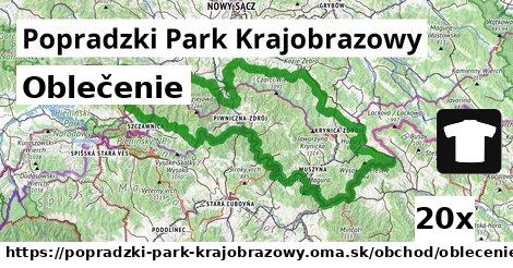 Oblečenie, Popradzki Park Krajobrazowy