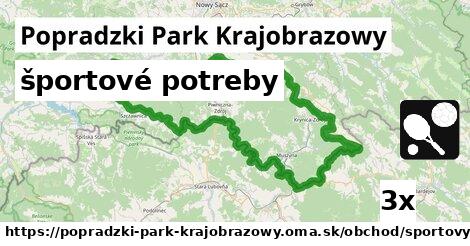 športové potreby, Popradzki Park Krajobrazowy