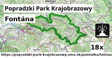 Fontána, Popradzki Park Krajobrazowy