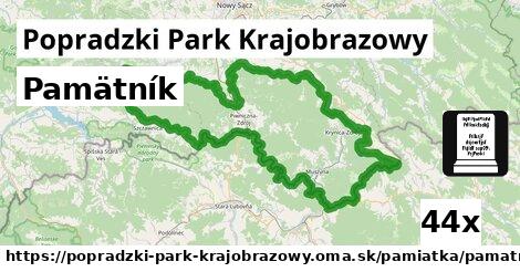 Pamätník, Popradzki Park Krajobrazowy