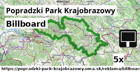 Billboard, Popradzki Park Krajobrazowy
